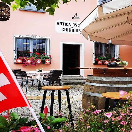 Hotel Antica Osteria Ghiridone Palagnedra Exterior foto